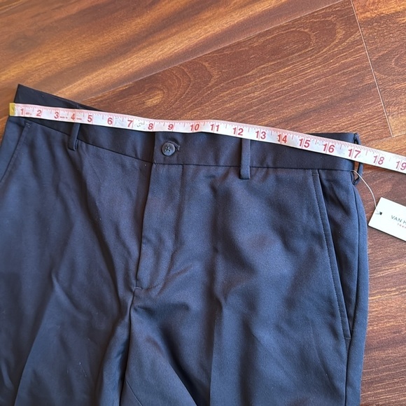 VAN HEUSEN Slim Fit Non Iron Blue Pants size 34x30 - Picture 6 of 8